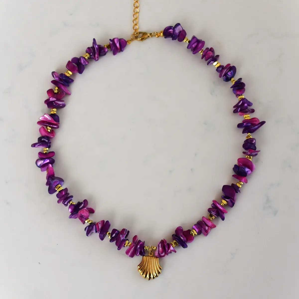 Violet Pearl Necklace