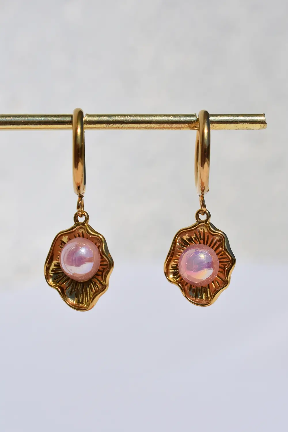 Mermaid Pink Earrings