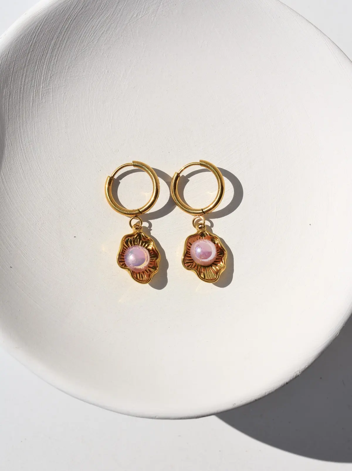 Mermaid Pink Earrings