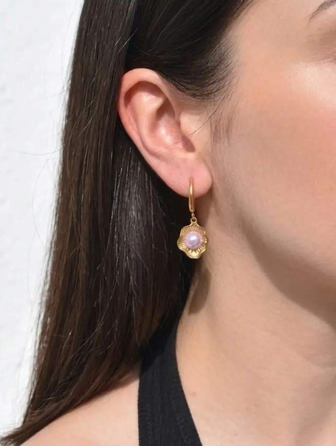 Mermaid Pink Earrings