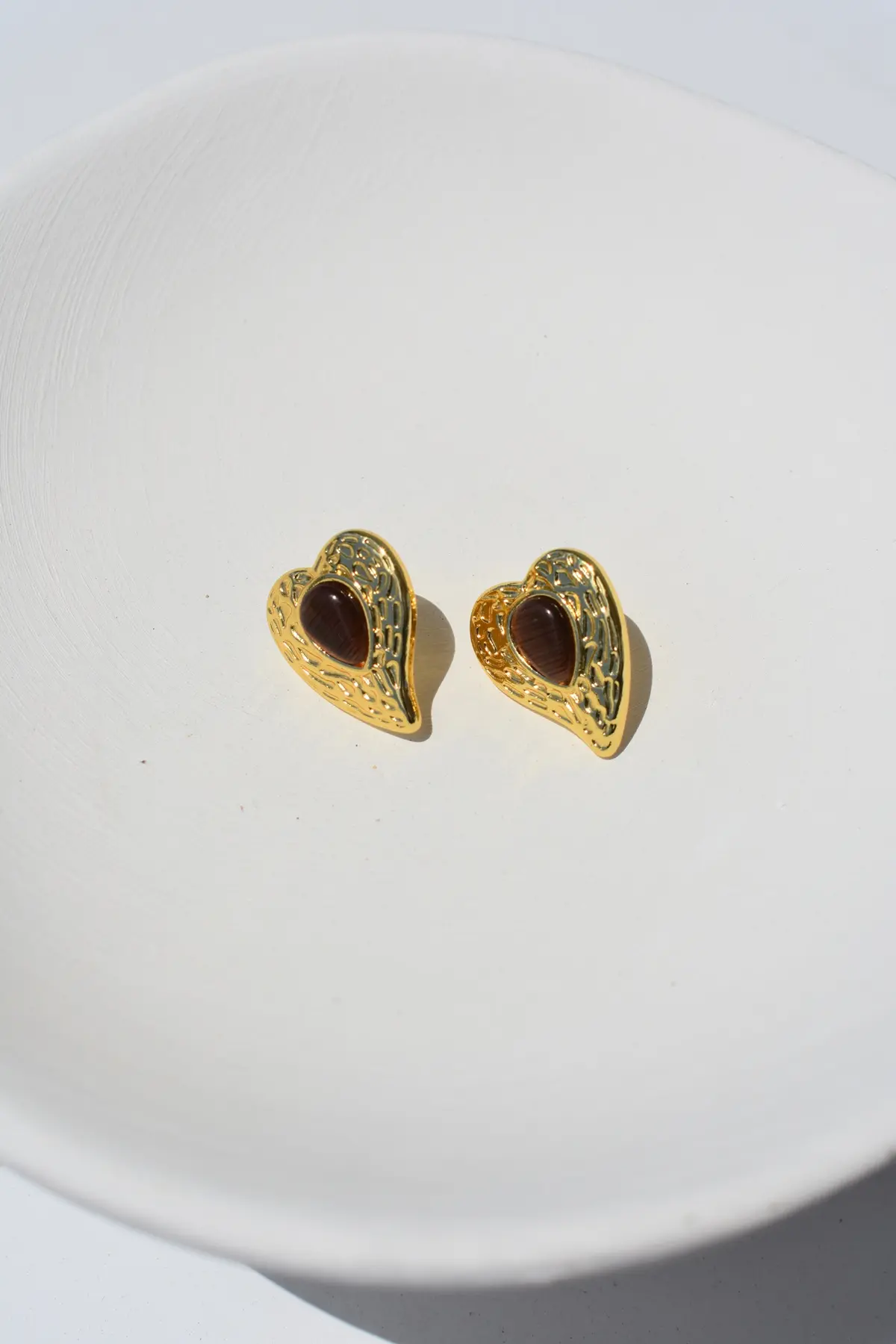 Nalu Earrings Brown